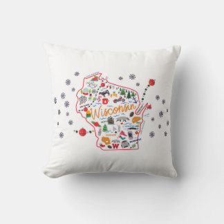 Wisconsin Winter Pillow