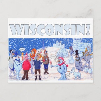 Wisconsin Winter Postcard