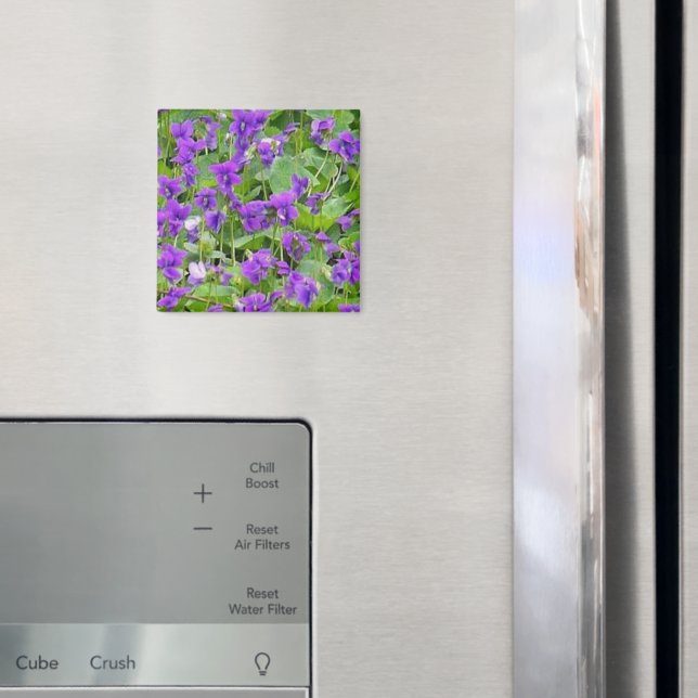 Wisconsin Wood Violets - Customized Magnet (In Situ (Fridge))