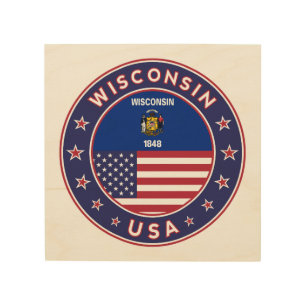Wisconsin Wood Wall Art
