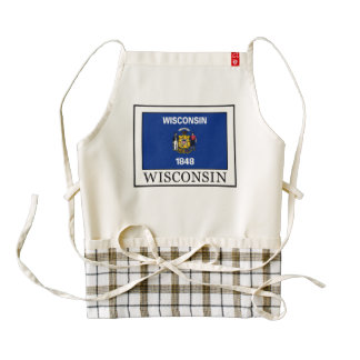 Wisconsin Zazzle HEART Apron