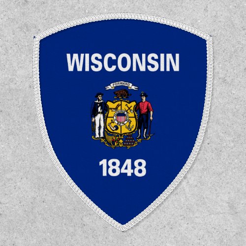Wisconsinite Flag Flag of Wisconsin Patch