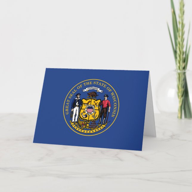 Wisconsinite Seal, Seal of Wisconsin Card (Front)