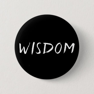 Wisdom B&W Button