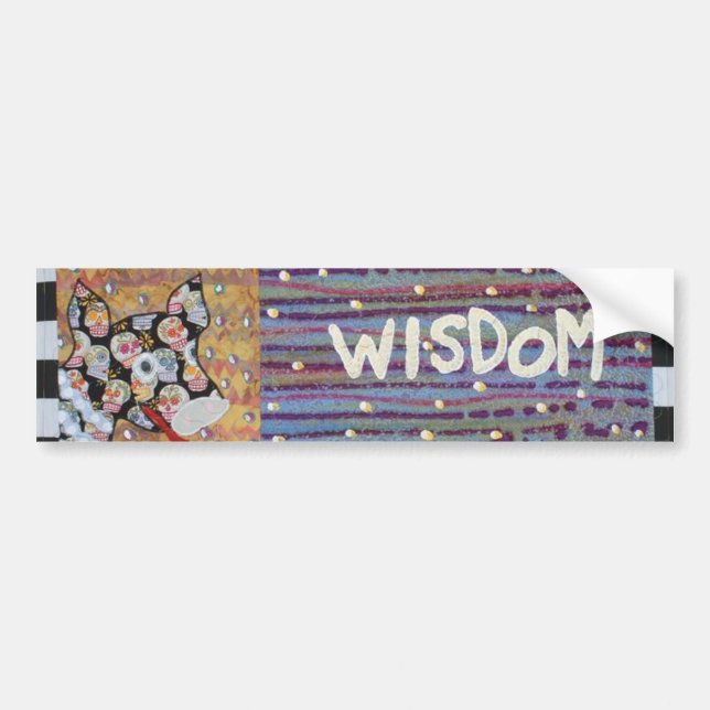 Wisdom Bumper Sticker (Front)