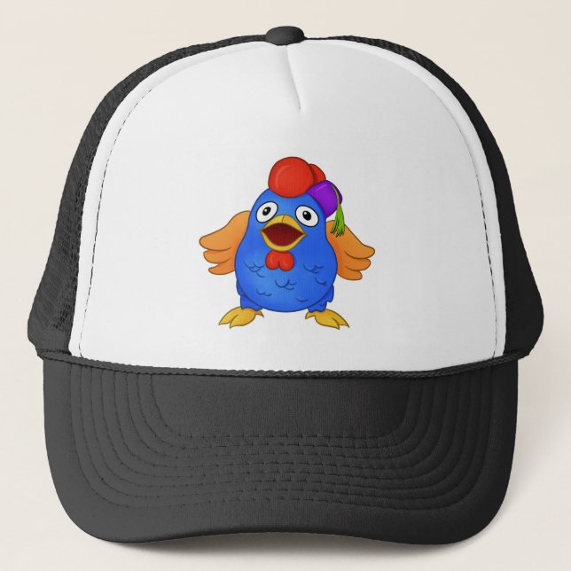 Wisdom Chicken logo Trucker Hat (Front)