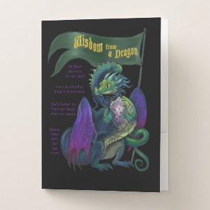 Wisdom from a Dragon Pocket Folder