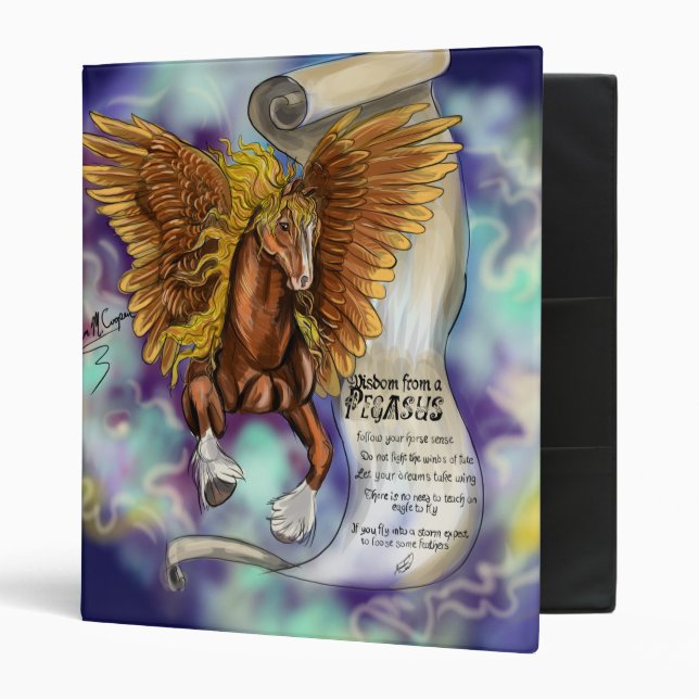 Wisdom from a Pegasus, Binder (Front/Inside)