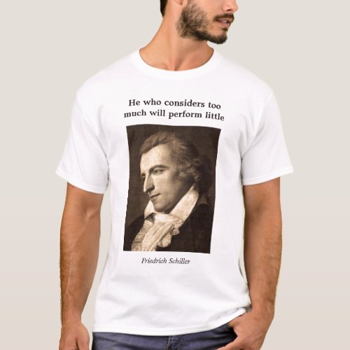Wisdom from Friedrich Schiller _ Performance T_Shirt