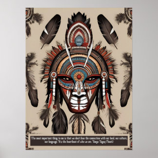 Wisdom from Native American Voices Poster
