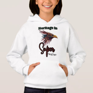 Wisdom in Flight: Walua Bird Face Desi Hoodie