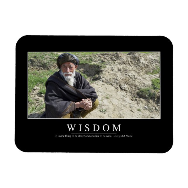 Wisdom: Inspirational Quote 1 Magnet (Horizontal)