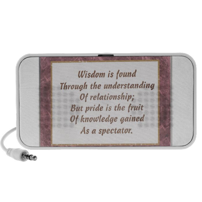 Wisdom Is Found Products Travelling Speaker