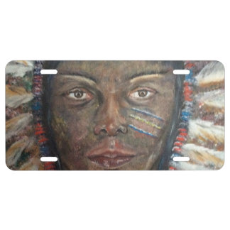 "Wisdom" : Native American Front License Plate