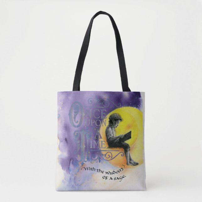 Wisdom of a Sage, Shoulder Tote Bag (Front)