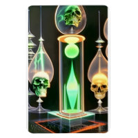 Wisdom of the Skulls - AI Fantasy Art Print Sci-Fi Magnet