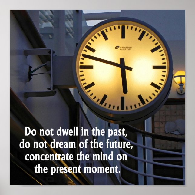 Wisdom of Time Thinking art poster (Front)