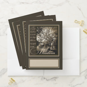 Wisdom Pocket Folder