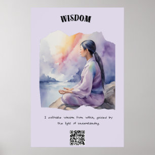Wisdom Positive Affirmation Poster