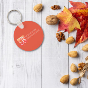 Wisdom quote good luck inspirational keychain