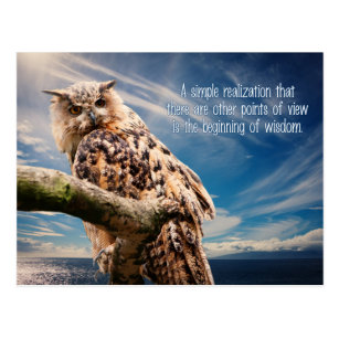 Owl Sayings Cards | Zazzle
