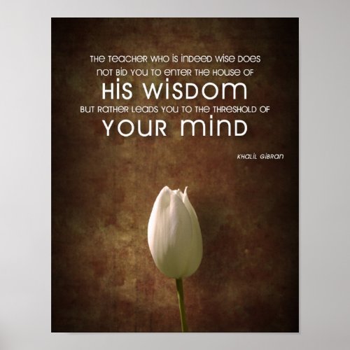 Wisdom Quote Poster