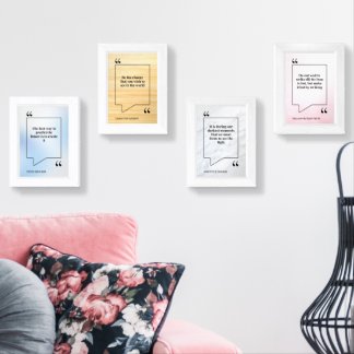 Wisdom Quotes of The day1 Wall Art Sets