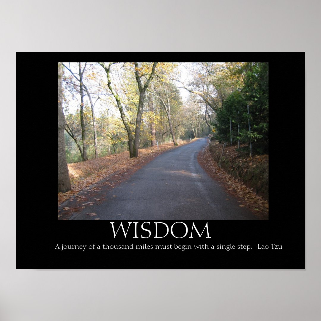 Wisdom Road Poster Zazzle