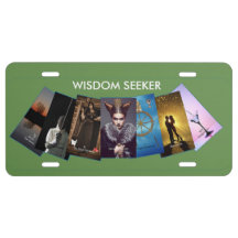 Wisdom Seeker Windsong Tarot Front License Plate