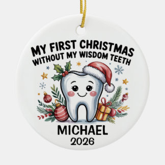 Wisdom Teeth Removal 2026 Christmas Ornament Gift