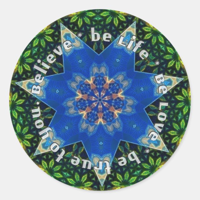 Wisdom Words - Be Life Sticker (Front)