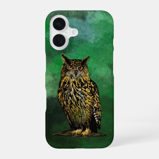 Wise advice Owl Mug Iphone Case (Back)