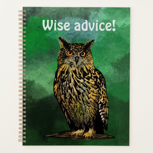 Wise advice Owl Planner