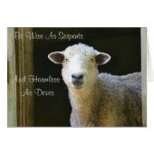 Wise As Serpents Sheep (Front Horizontal)