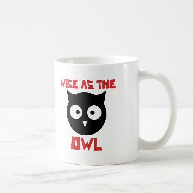 Wise as the Owl Coffee Mug (Right)