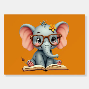 Wise Baby Elephant Foam Board