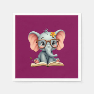 Wise Baby Elephant Napkins