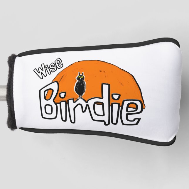 Wise birdie  golf head cover (Front)