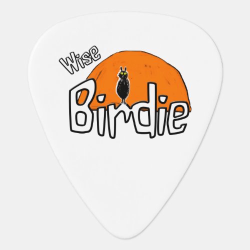 Wise birdie   guitar pick