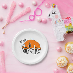 Wise birdie paper plates