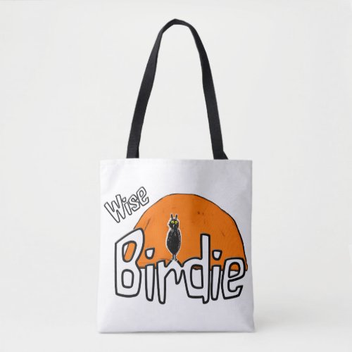 Wise birdie  tote bag