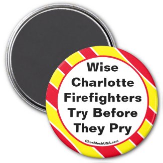 Wise Charlotte Firefighters ... magnet