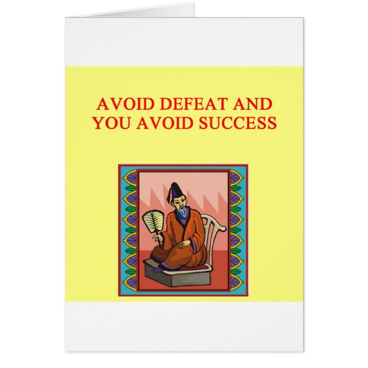 wise chinese proverb cards (Front)