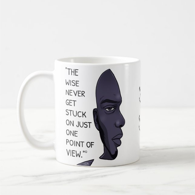 "Wise" Coffee Mug (Left)