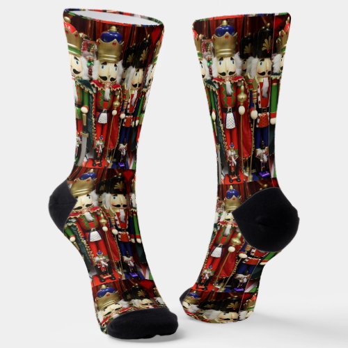 Wise Crackers Nutcracker Christmas Socks