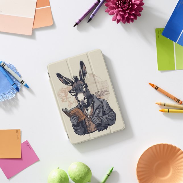 Wise Donkey — iPad Smart Cover (In Situ)
