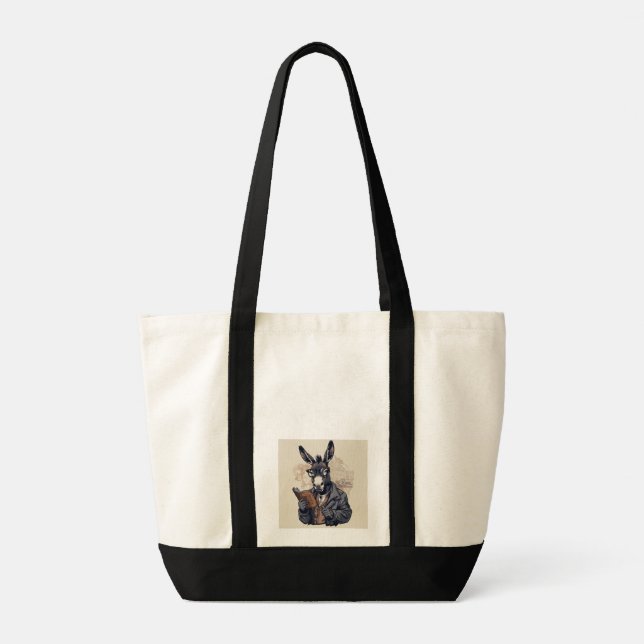 Wise Donkey — Tote Bag (Back)