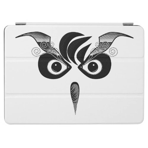 Wise Eyes Black Owl Smart Cover for ipad