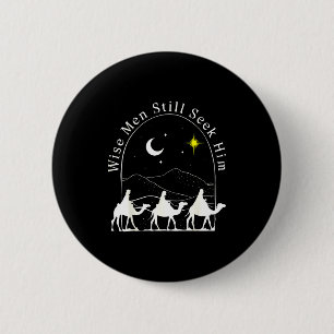 Wise Men Christian Christmas Jesus Nativity Scene Button