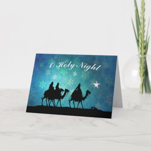 Wise Men Holy Night Card